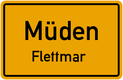 Straßenverzeichnis Müden Flettmar