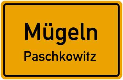 Straßenverzeichnis Mügeln Paschkowitz