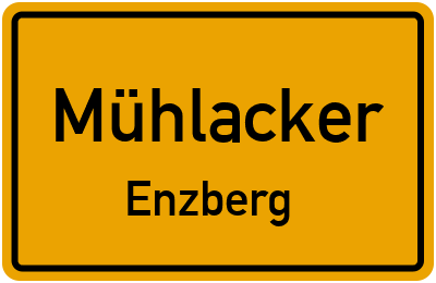 Straßenverzeichnis Mühlacker Enzberg