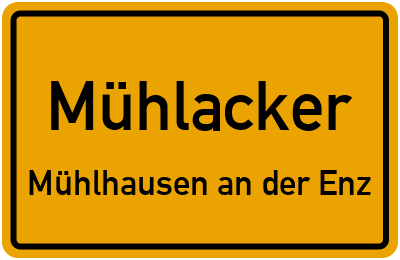 Straßenverzeichnis Mühlacker Mühlhausen an der Enz