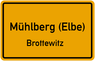 Straßenverzeichnis Mühlberg (Elbe) Brottewitz
