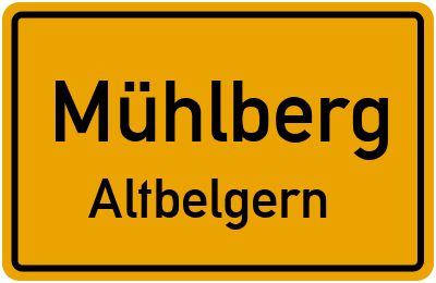 Straßenverzeichnis Mühlberg Altbelgern
