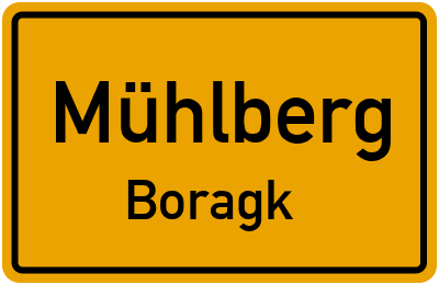 Straßenverzeichnis Mühlberg Boragk