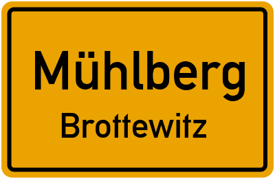 Straßenverzeichnis Mühlberg Brottewitz