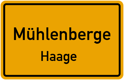 Straßenverzeichnis Mühlenberge Haage