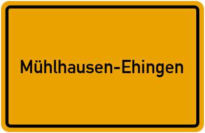 Wo liegt Mühlhausen-Ehingen?