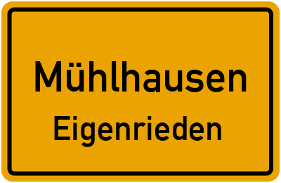Straßenverzeichnis Mühlhausen Eigenrieden