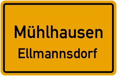 Straßenverzeichnis Mühlhausen Ellmannsdorf