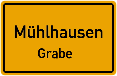 Straßenverzeichnis Mühlhausen Grabe