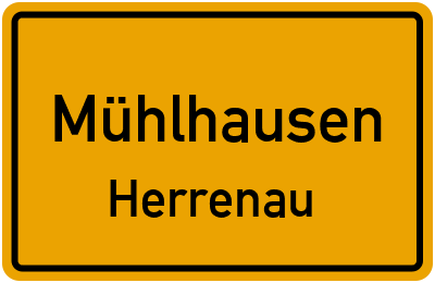 Straßenverzeichnis Mühlhausen Herrenau