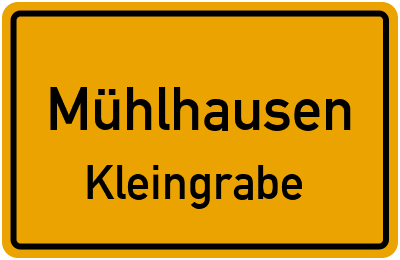 Straßenverzeichnis Mühlhausen Kleingrabe