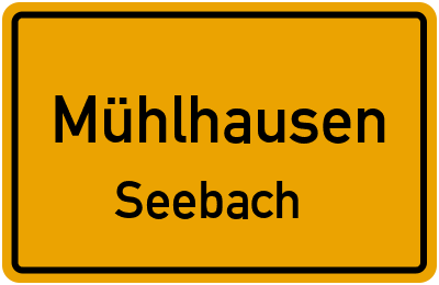 Straßenverzeichnis Mühlhausen Seebach