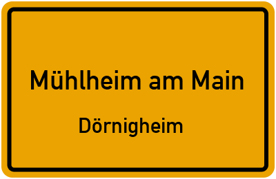 Straßenverzeichnis Mühlheim am Main Dörnigheim