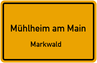 Straßenverzeichnis Mühlheim am Main Markwald