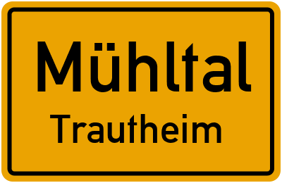 Straßenverzeichnis Mühltal Trautheim