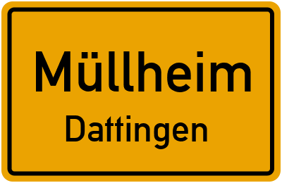 Straßenverzeichnis Müllheim Dattingen