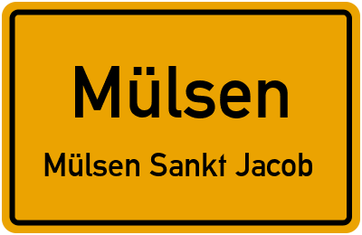 Straßenverzeichnis Mülsen Mülsen Sankt Jacob