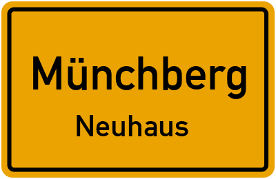 Straßenverzeichnis Münchberg Neuhaus