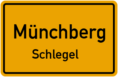 Straßenverzeichnis Münchberg Schlegel