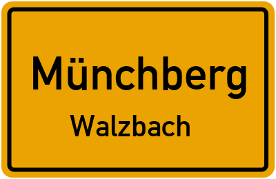 Straßenverzeichnis Münchberg Walzbach