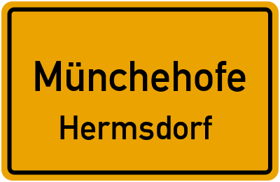 Straßenverzeichnis Münchehofe Hermsdorf