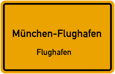 Straßenverzeichnis München-Flughafen Flughafen
