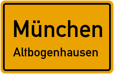 Straßenverzeichnis München Altbogenhausen