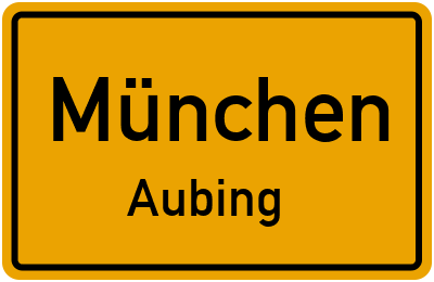 Straßenverzeichnis München Aubing
