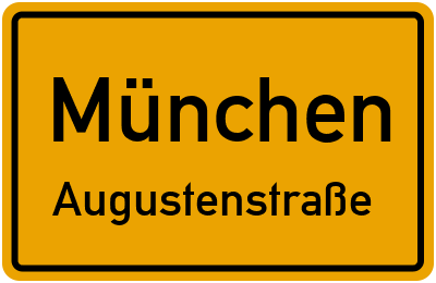 Straßenverzeichnis München Augustenstraße
