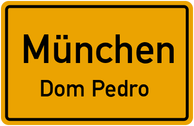 Straßenverzeichnis München Dom Pedro