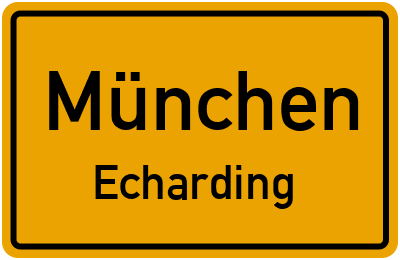 Straßenverzeichnis München Echarding