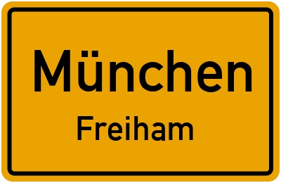 Straßenverzeichnis München Freiham