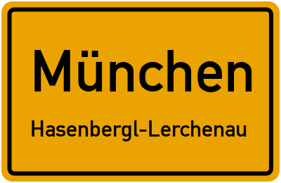Straßenverzeichnis München Hasenbergl-Lerchenau