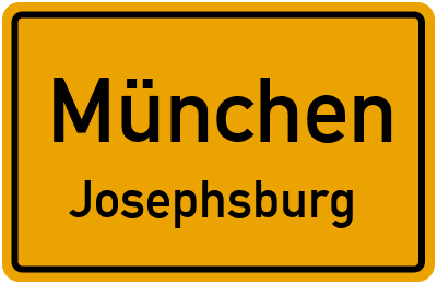 Straßenverzeichnis München Josephsburg