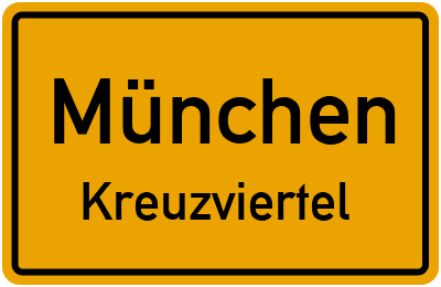 Straßenverzeichnis München Kreuzviertel