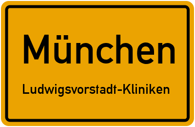Straßenverzeichnis München Ludwigsvorstadt-Kliniken