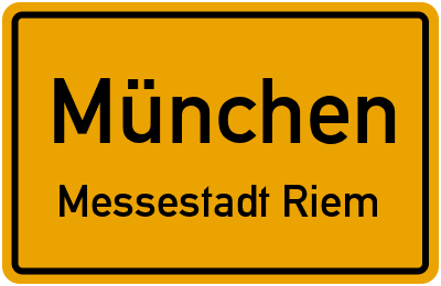 Straßenverzeichnis München Messestadt Riem
