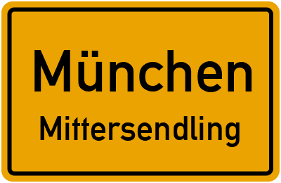 Straßenverzeichnis München Mittersendling