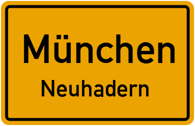Straßenverzeichnis München Neuhadern