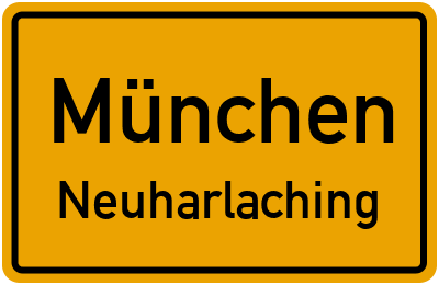 Straßenverzeichnis München Neuharlaching