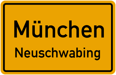 Straßenverzeichnis München Neuschwabing