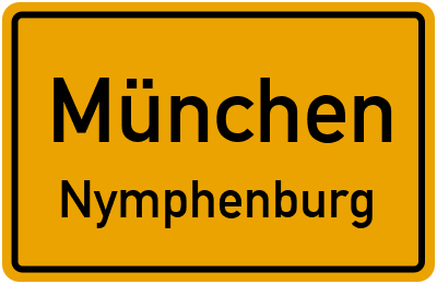 Straßenverzeichnis München Nymphenburg