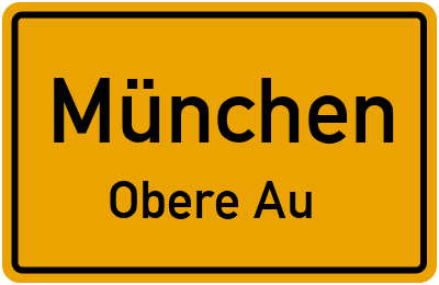 Straßenverzeichnis München Obere Au