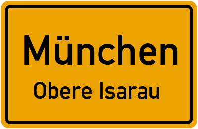 Straßenverzeichnis München Obere Isarau