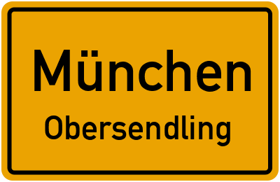 Straßenverzeichnis München Obersendling