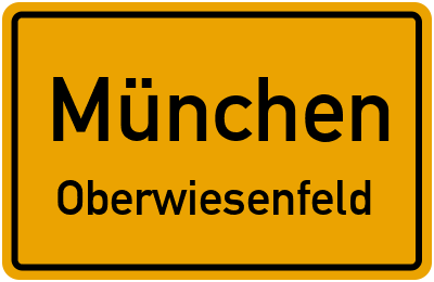 Straßenverzeichnis München Oberwiesenfeld