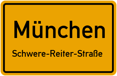 Straßenverzeichnis München Schwere-Reiter-Straße