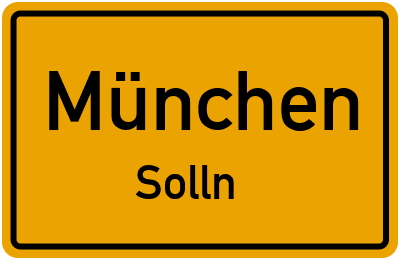 Straßenverzeichnis München Solln