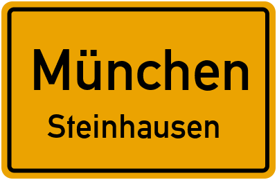 Straßenverzeichnis München Steinhausen