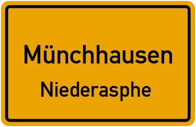 Straßenverzeichnis Münchhausen Niederasphe